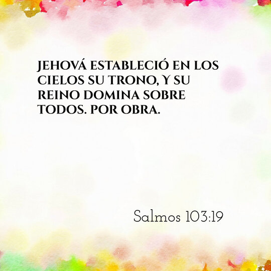 Comentario Diario #181: Salmos 103:19