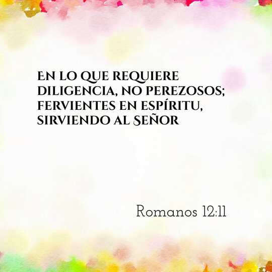 Comentario Diario #77: Romanos 12:11