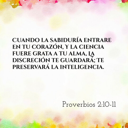 Comentario Diario #213: Proverbios 2:10-11