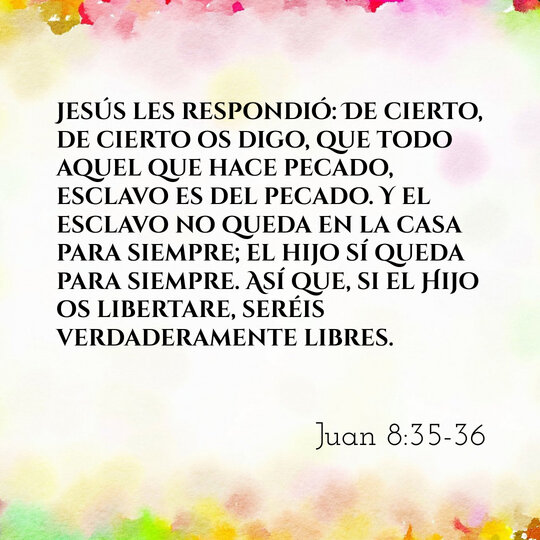 Comentario Diario #475: Juan 8:35-36