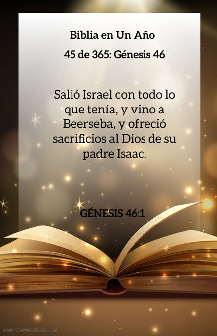 Reflexiones cristianas comentadas: Génesis 46:1