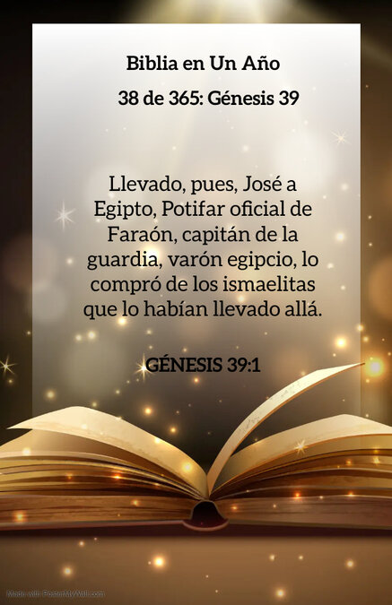 Versículos bíblicos comentados: Génesis 39:1