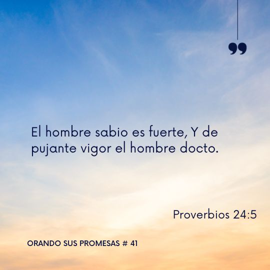 Orando la promesa #41: El Señor nos capacita