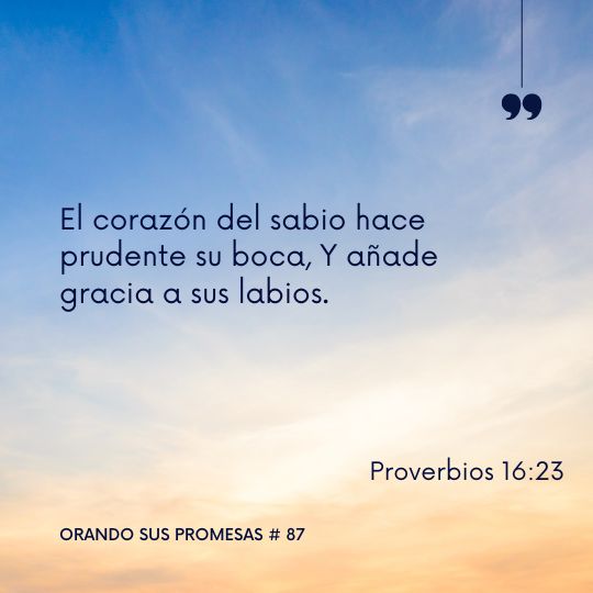 Orando la promesa #87: Palabras que elevan y dan esperanza