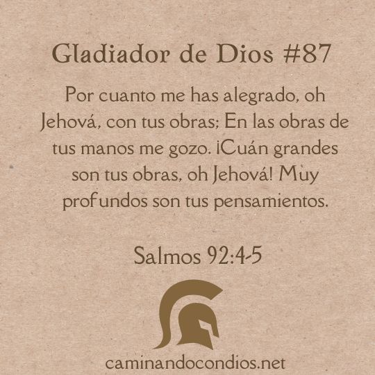 Gladiador de Dios#87: Eficacia bajo presión poniendo primero a Dios