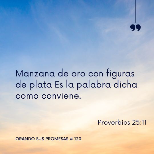 Orando la promesa #120: El poder de la albanza