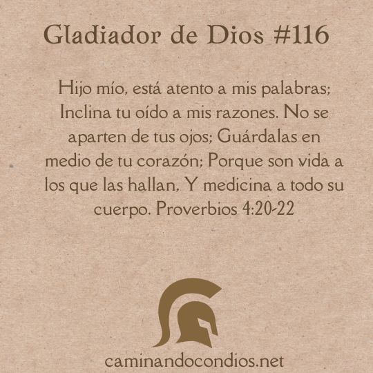 Gladiador de Dios#116: Bienestar integral