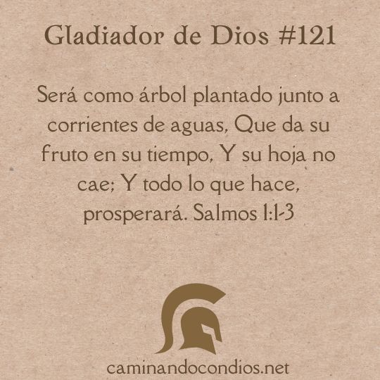 Gladiador de Dios#121: Como árbol frondoso