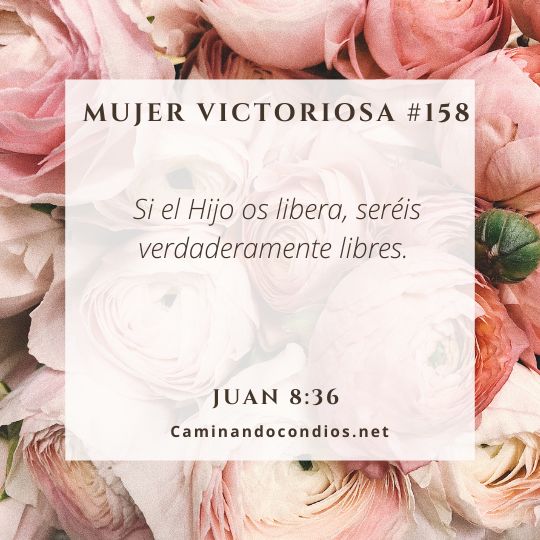 Mujer victoriosa #158: Vino a liberarte