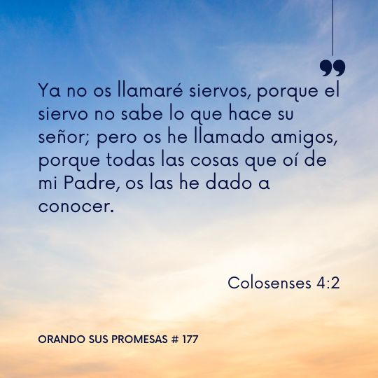 Orando la promesa #177: Dedicarse a la oración