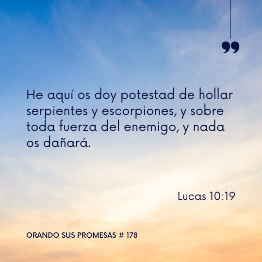 Orando la promesa #178: Tienes la ventaja