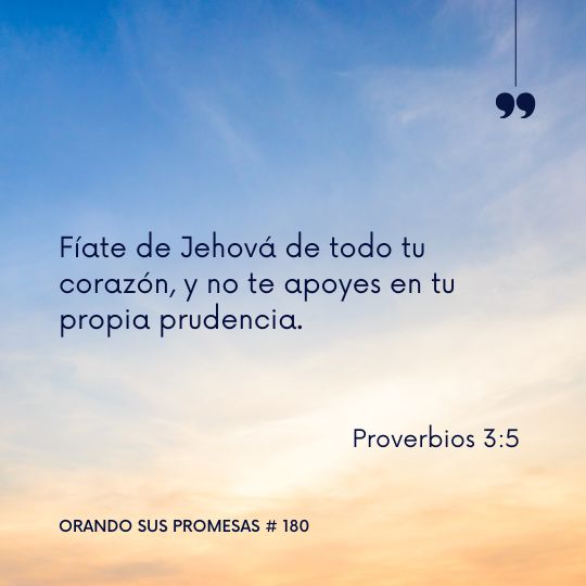 Orando la promesa #180: Sólo en Dios confiamos