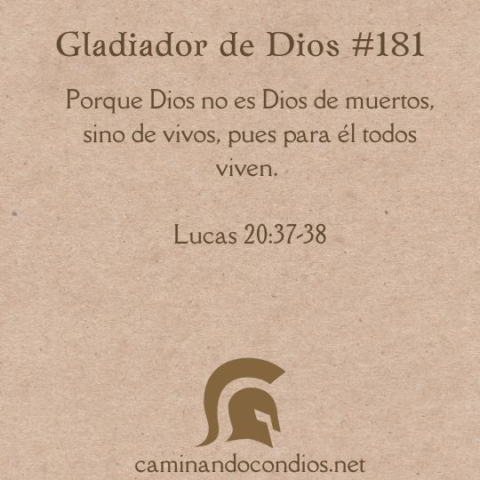Gladiador de Dios#181: Dios de los vivos