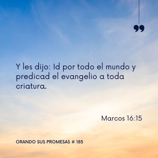 Orando la promesa #185: Buenas noticias