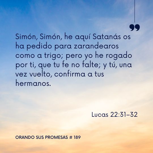 Orando la promesa #189: Una firme esperanza