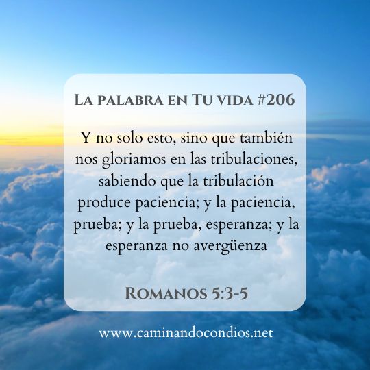 La Palabra en Tu Vida#206: Gloria en la tribulación