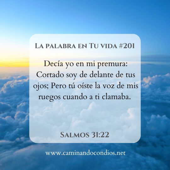 La Palabra en Tu Vida#201: Disipa el pánico