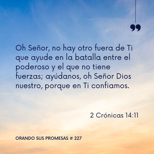 Orando la promesa #227: Fija tus ojos en Él