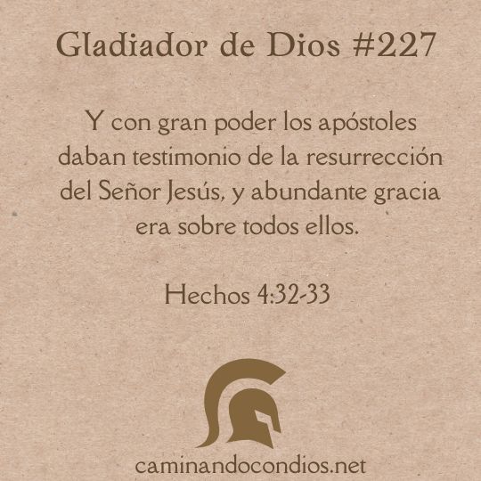 Gladiador de Dios#227: Demostración de Poder