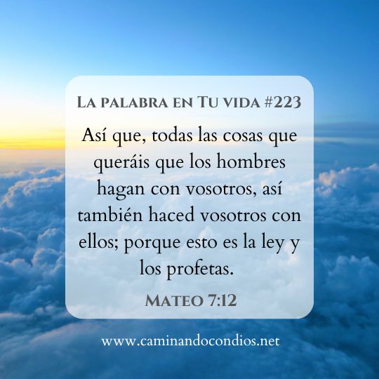 La Palabra en Tu Vida#223: Un Trato Como el de Cristo