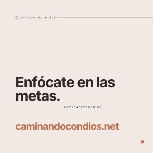 DIOS todo lo puede #232: Enfócate en la meta
