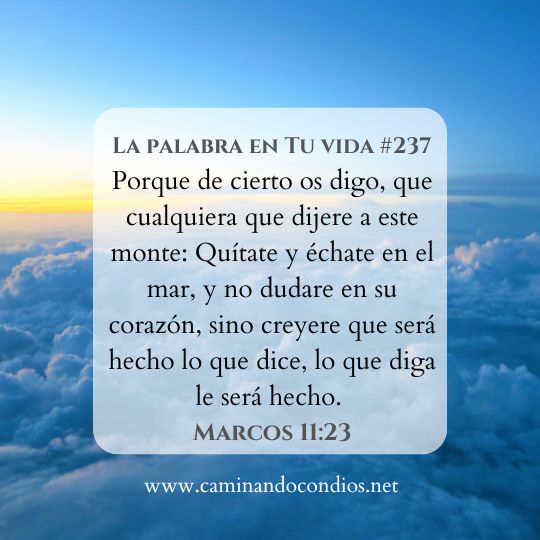 La Palabra en Tu Vida#237: Cree sin dudar