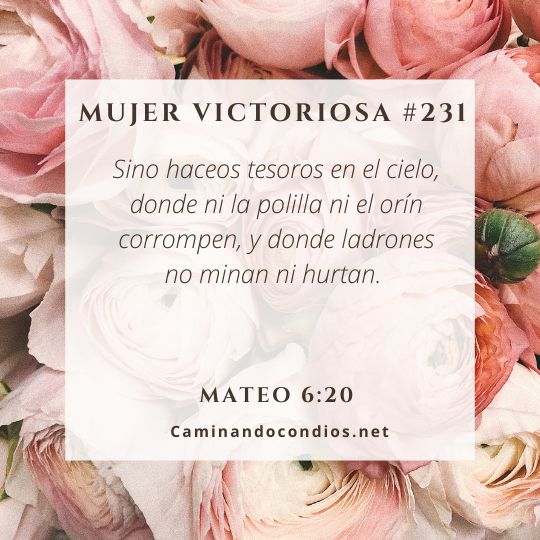 Mujer victoriosa #231: ¿Dónde está tu tesoro?