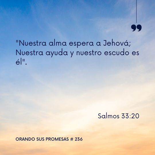 Orando la promesa #236: Espera en Él