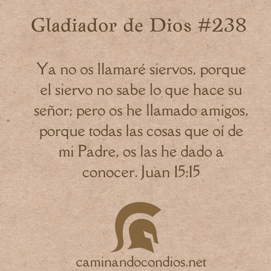 Gladiador de Dios#238: Intervención en la dificultad