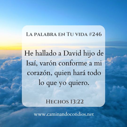 La Palabra en Tu Vida#246: Conforme al corazón de Dios