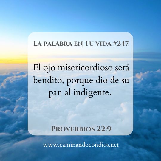 La Palabra en Tu Vida#247: Se generoso