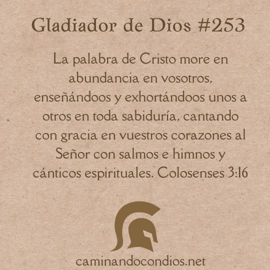 Gladiador de Dios#253: La Sabiduría Más Alta