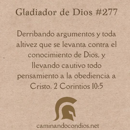 Gladiador de Dios#277: Derrotar la tentación