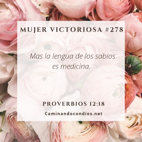 Mujer victoriosa #278: El motivo de tus palabras